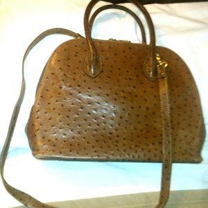 Neiman Marcus Ostrich Leather Purse